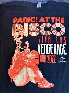 Panic! At The Disco Viva Las Vengeance Tour 2022 Long Sleeve XL Black Band Tee